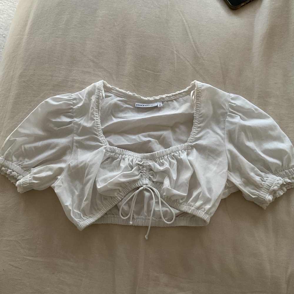 Vintage cropped blouse